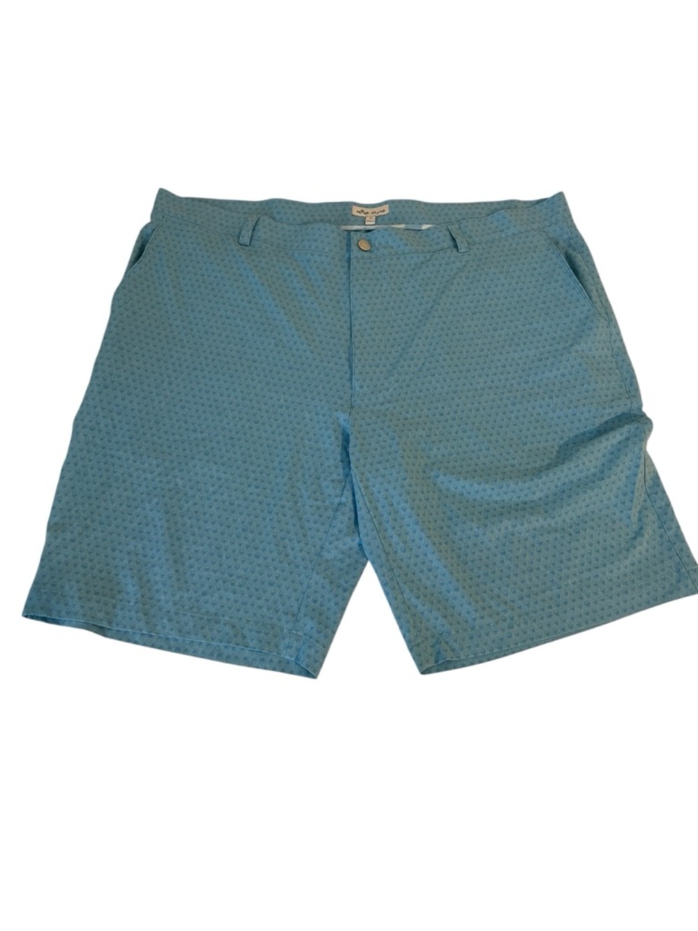 Peter Millar Men’s Skull All Over Print Performance Golf Shorts Blue 42